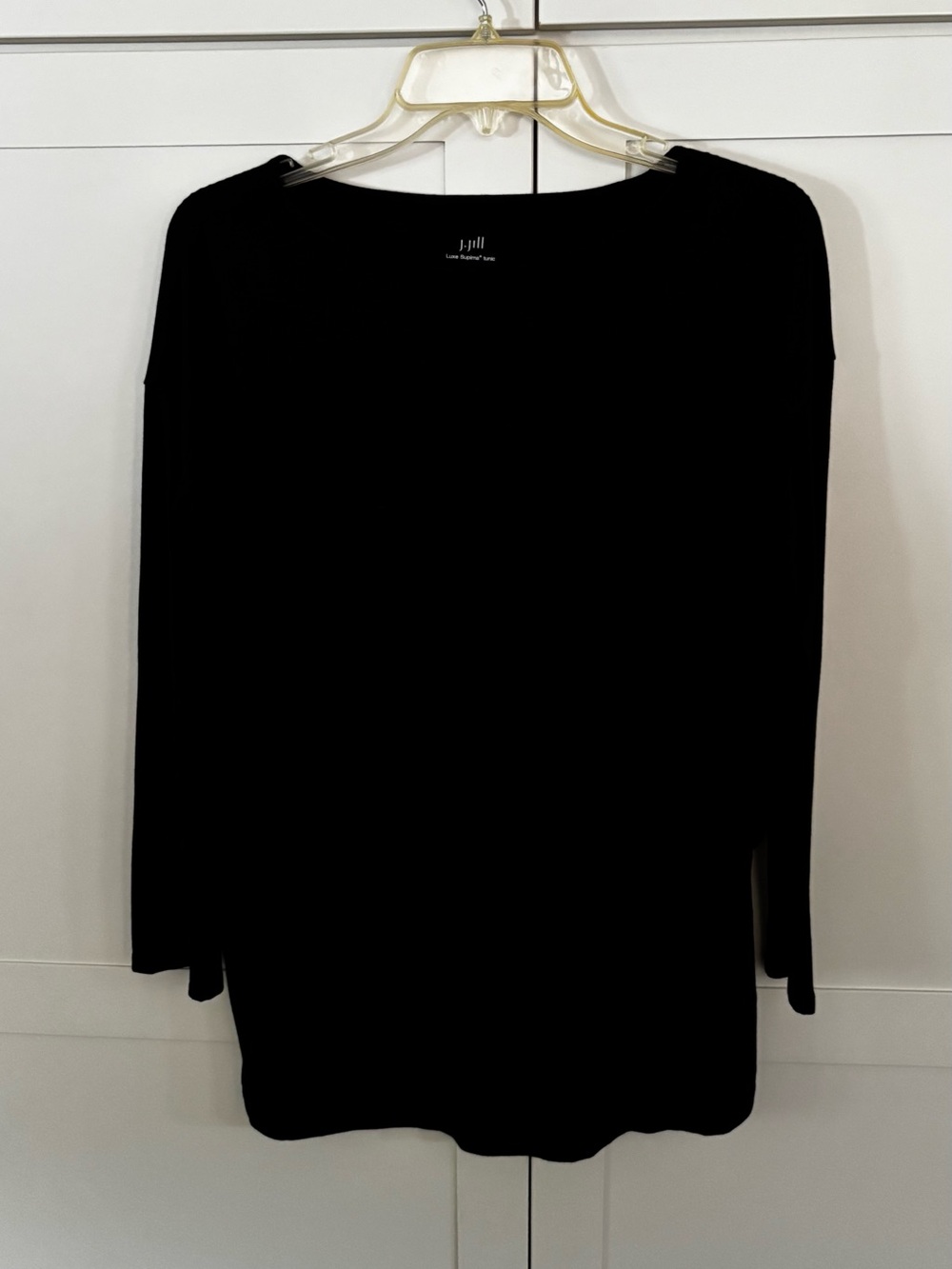 J. Jill Black Luxe Supima Tunic Top